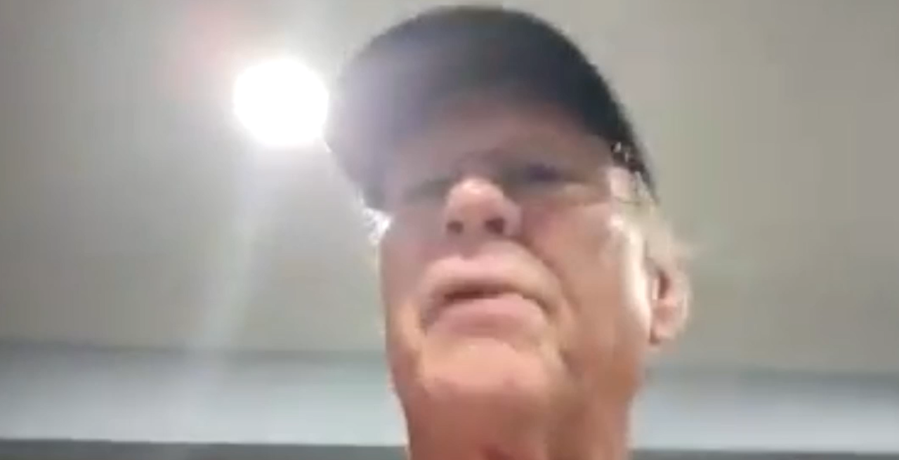 Gene Echols lives on his boat between Peanut Island and Safe Harbor Rybovich. Jan. 23, 2023