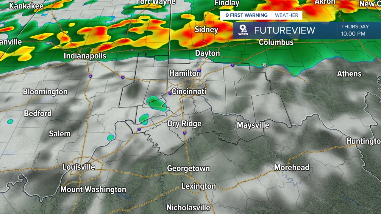 Late day storms Thursday