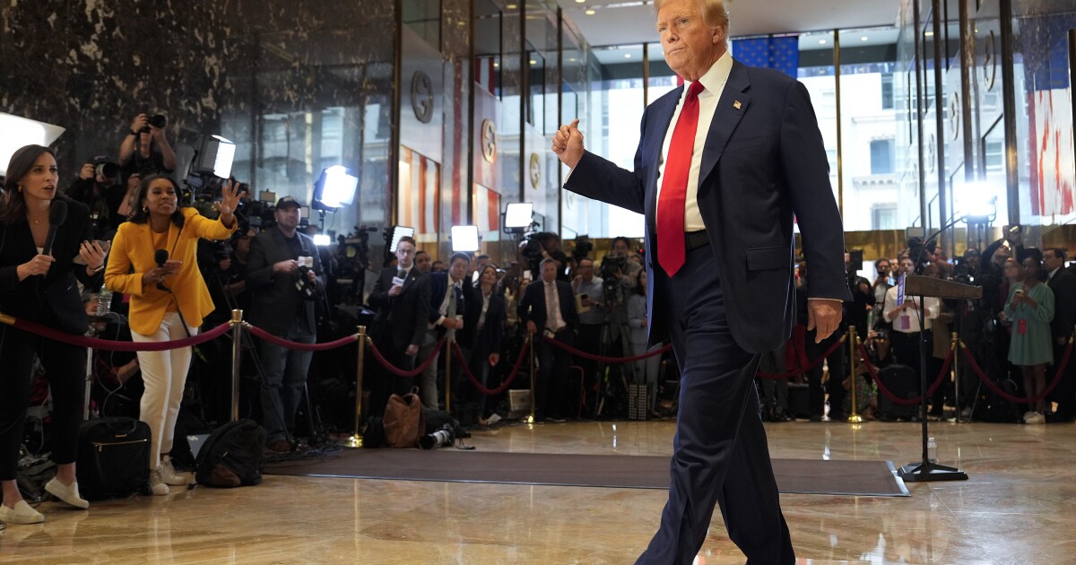 Appeals court docket rejects Trump’s bid to cease Friday’s sentencing in hush cash case