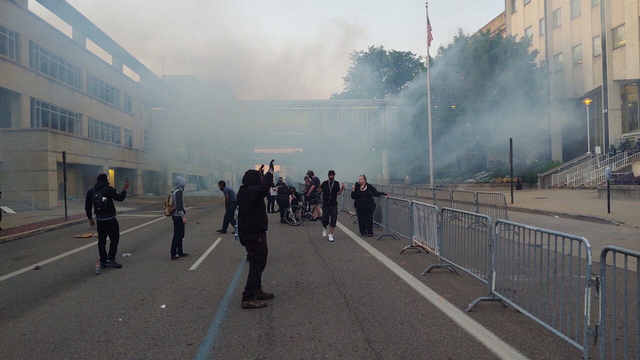 Akron protest