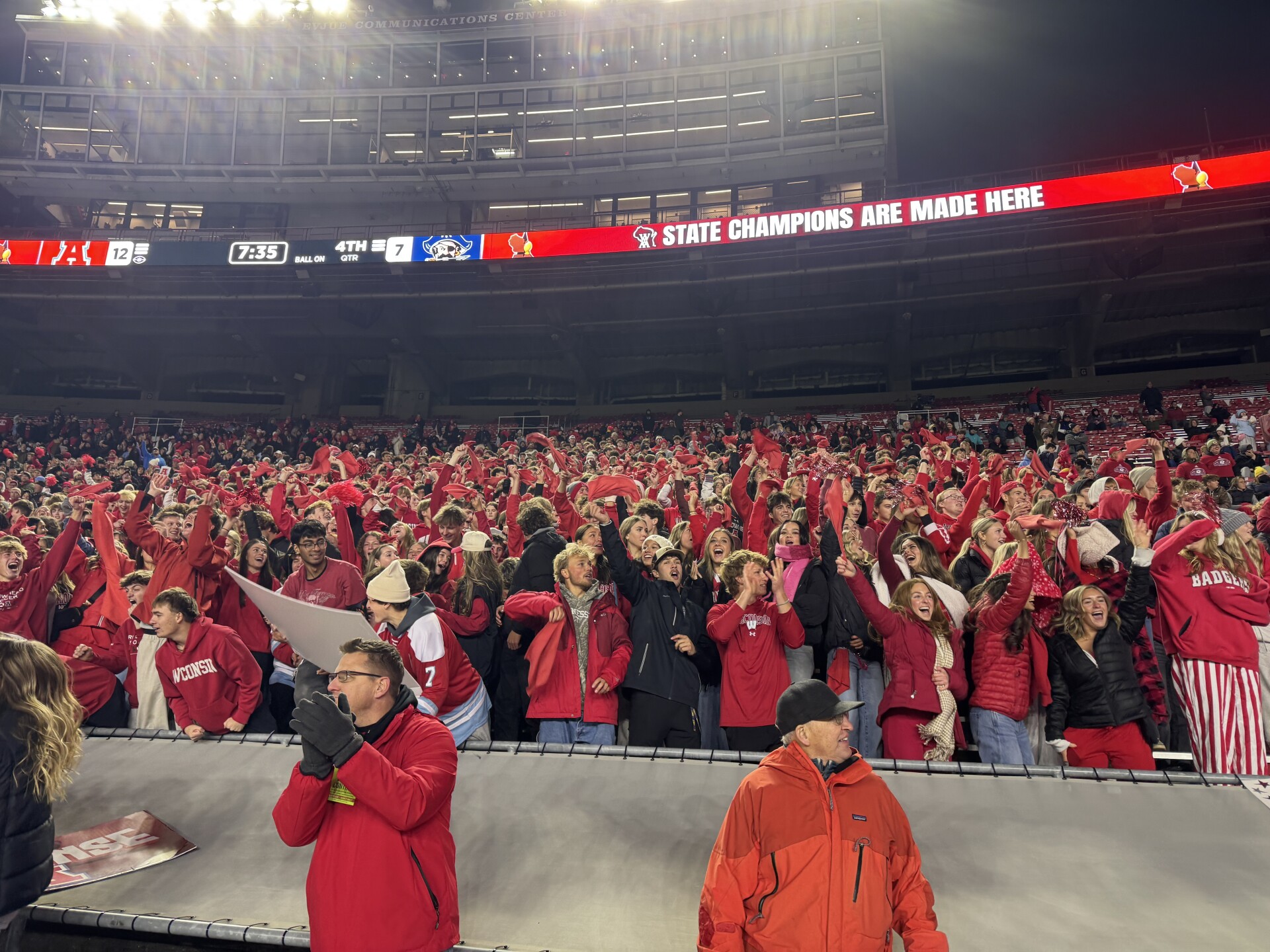 Arrowhead student section