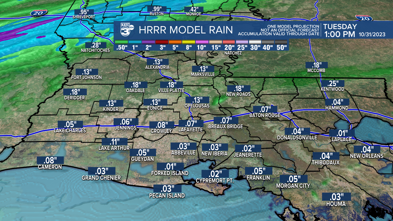 Extended HRRR Accumulation Acadiana.png