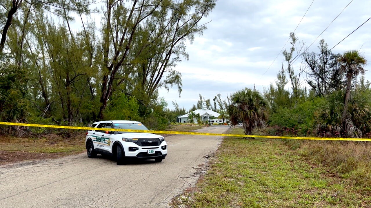 Scene at the Crestwell Ct. home on Thursday