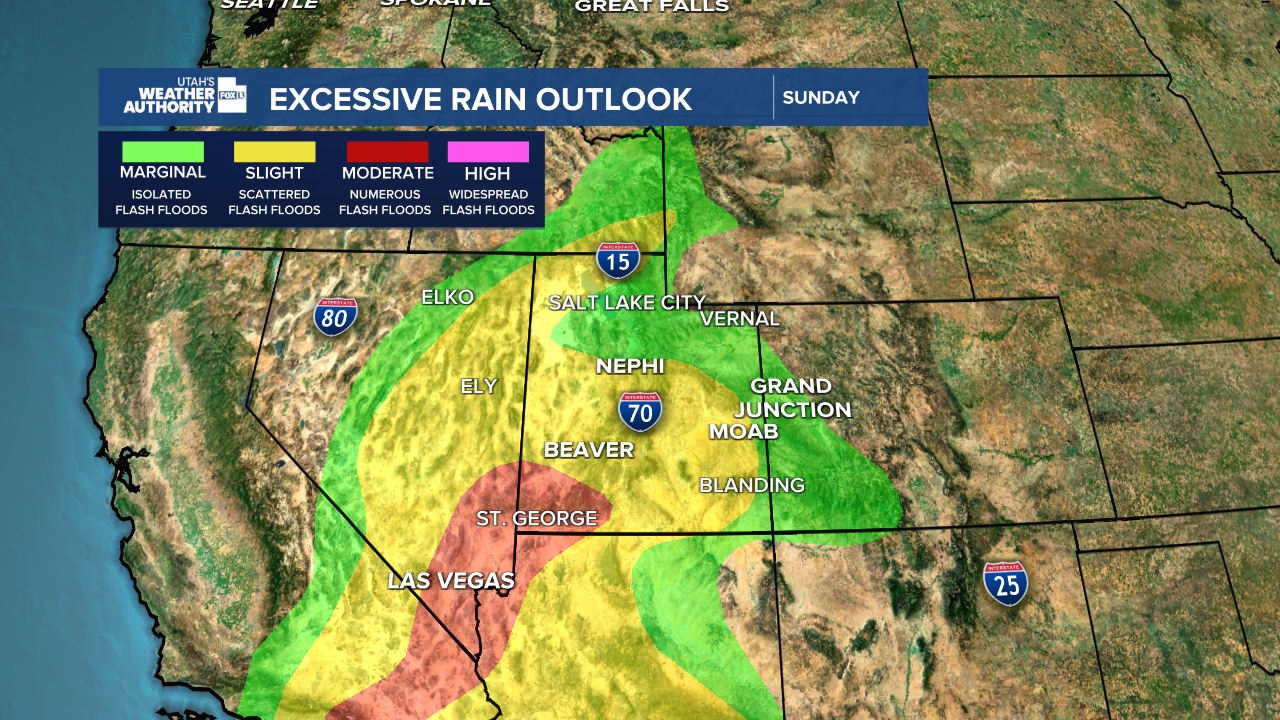 Utah braces for several days of heavy rain, strong winds and mountain snow