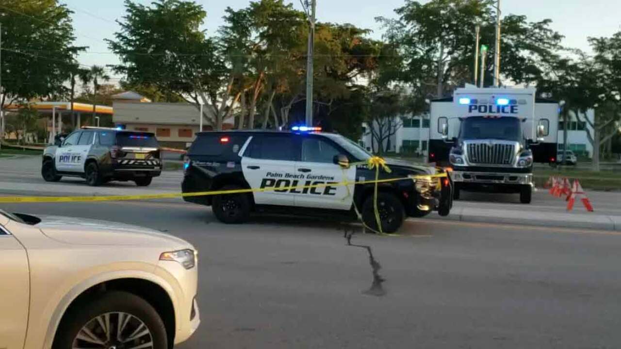 The Palm Beach Gardens Police Department investigated a fatal shooting and a related traffic crash on Feb. 9, 2023.