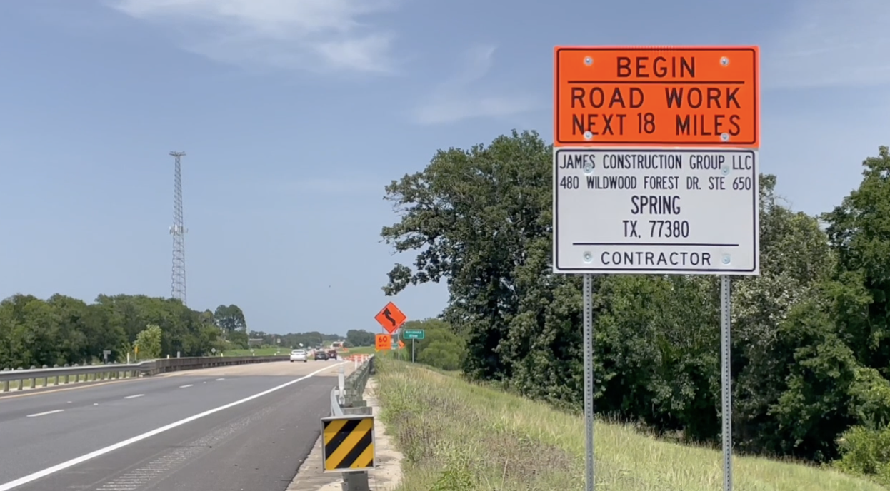 TxDOT begins major Highway 21 expansion project in between Bryan and Madisonville