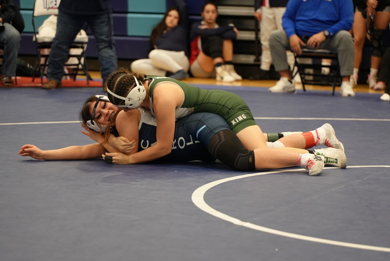 King wrestler Isabella Arevalos