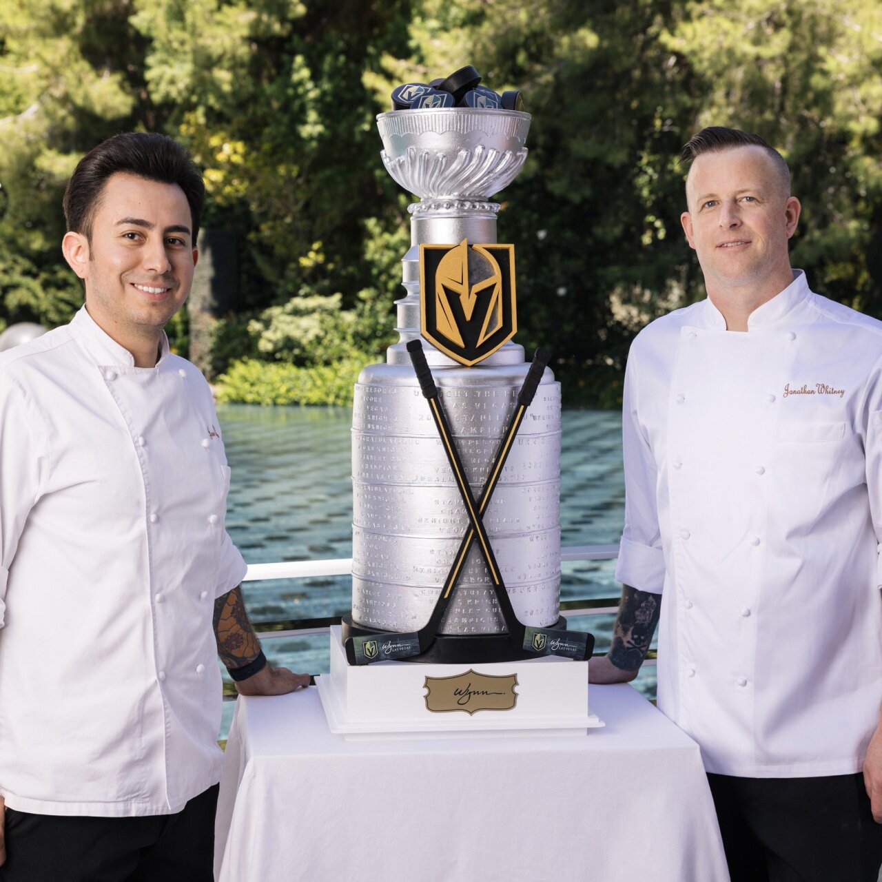 Replica Stanley Cup crafted from Swiss chocolate