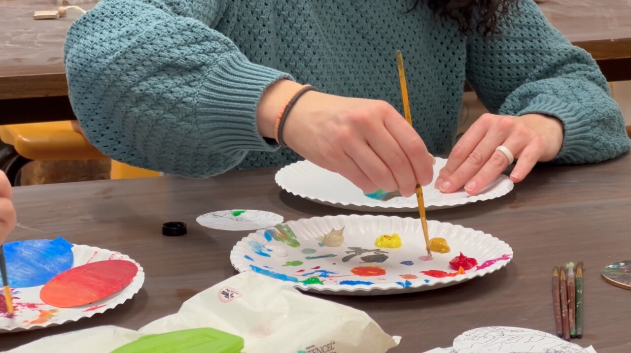 Painting at Omertà Arts