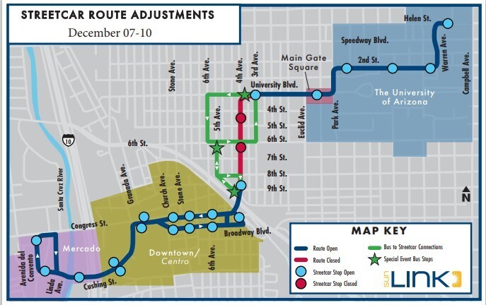 Fourth Ave Winter Street Fair Road Closures 2023 City of Tucson 4th Avenue Fair Road Closure.jpg