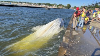 South Haven Boat Capsized