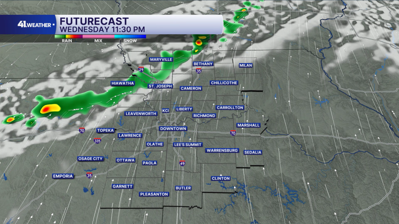 Rain Wednesday Night