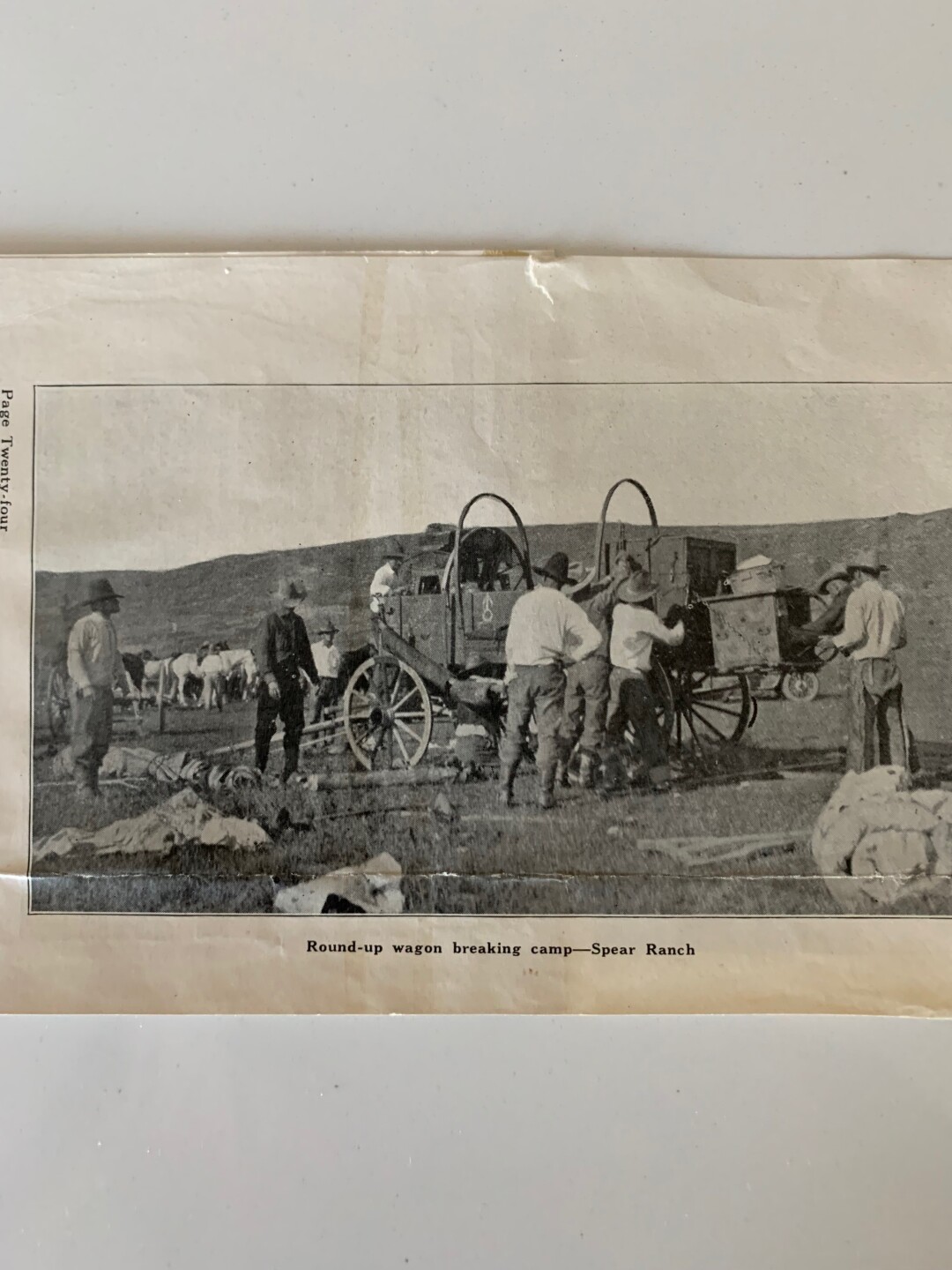 Chuck Wagon photo by Jessamine Spear Johnson circa late 1800's