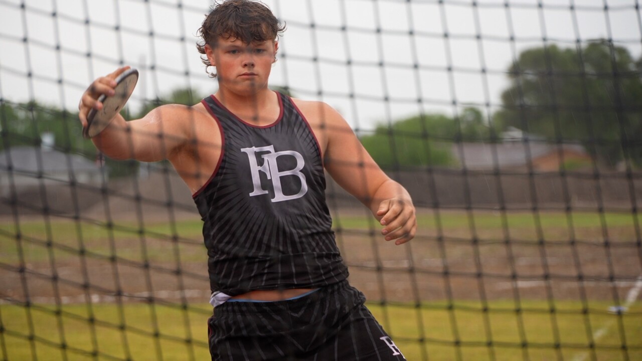 Flour Bluff senior discus thrower Garrett O'Bryan