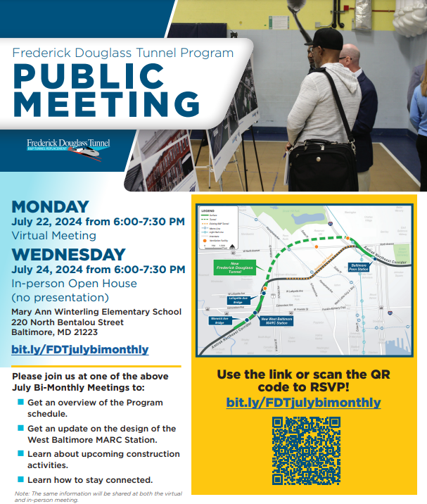 Frederick Douglass Tunnel meeting flyer