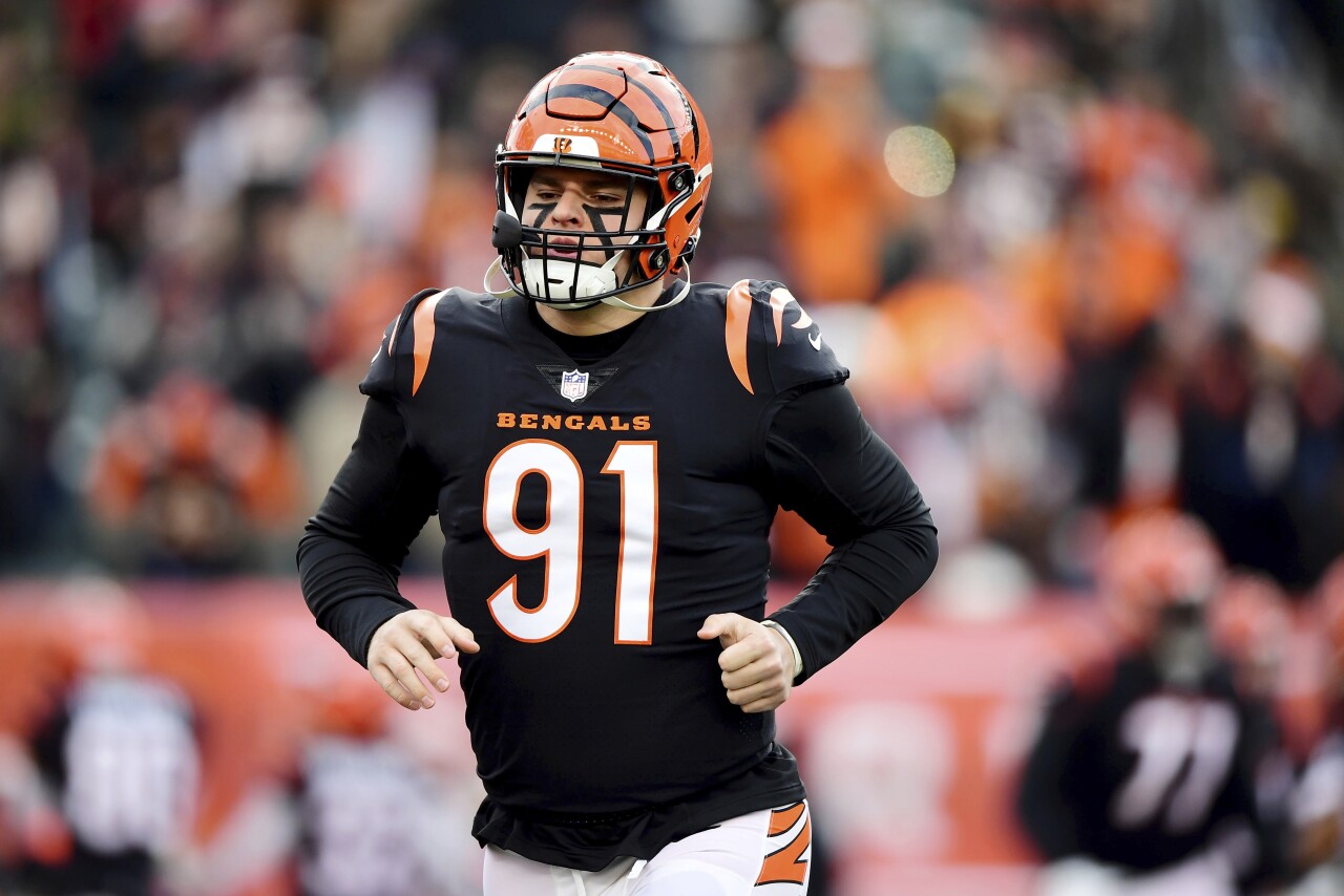 Cincinnati Bengals defensive end Trey Hendrickson, Jan. 15, 2022