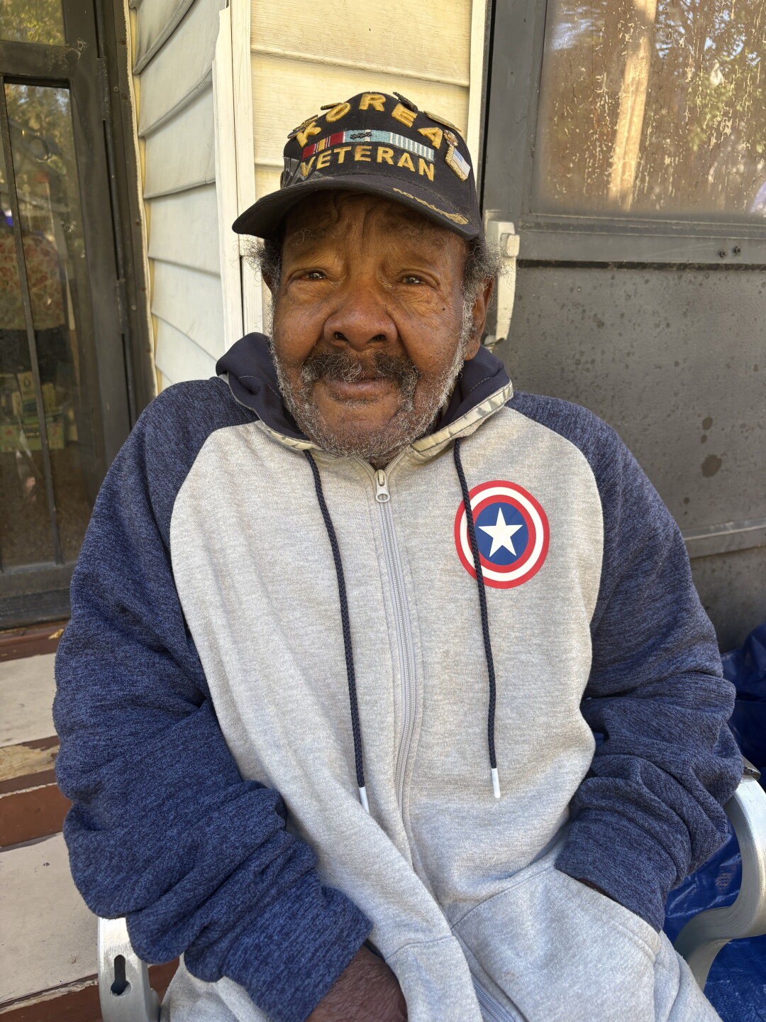 94-year-old Army veteran Chester Hopper