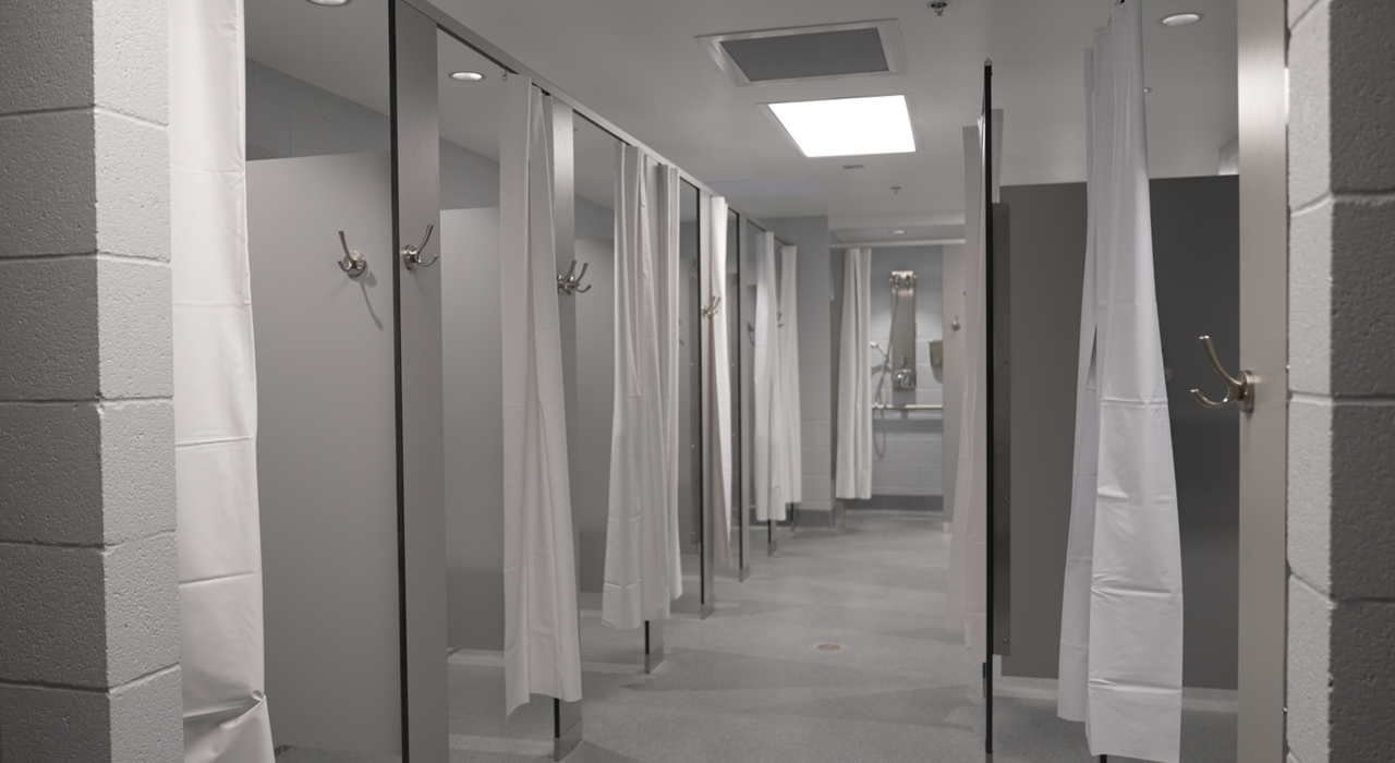 City Rescue Mission women's showers