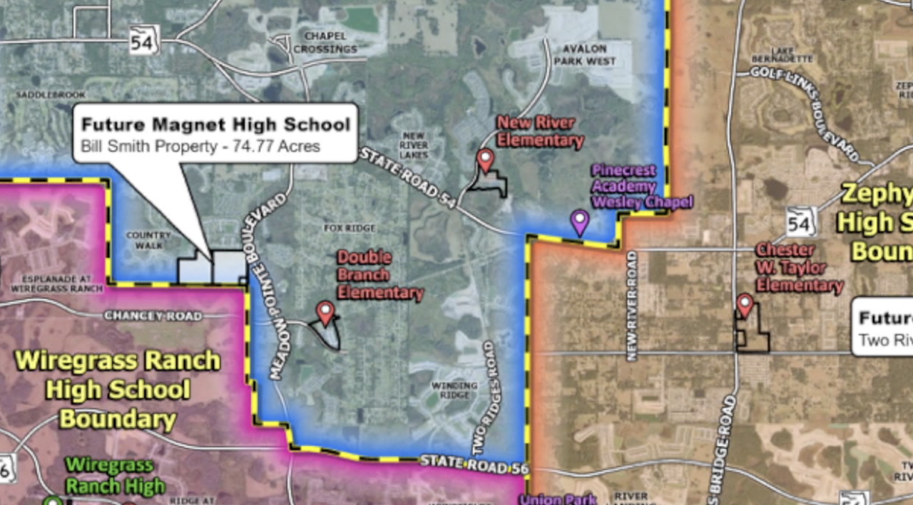 A new $80 million medical magnet high school is coming to Wesley Chapel