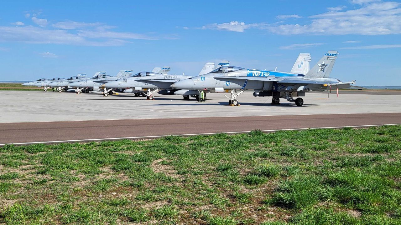 marine corps f-18 fighter jets in great falls
