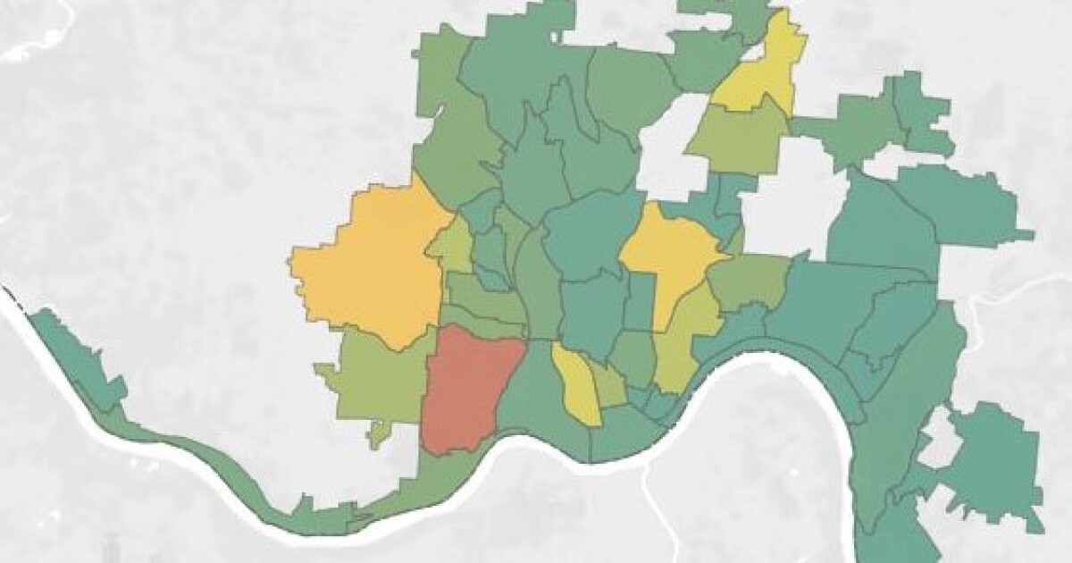 Data These are the Cincy neighborhoods with the most life years lost