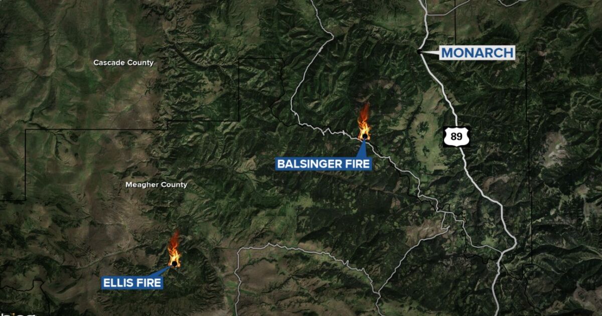 Updates on two fires burning north of White Sulphur Springs