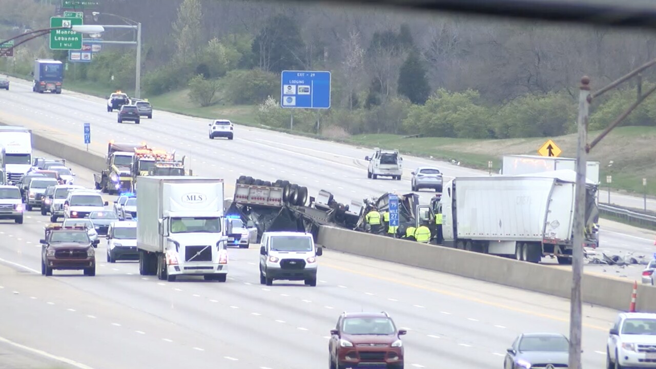 One dead, I-75 north closed for hours after semi truck crash