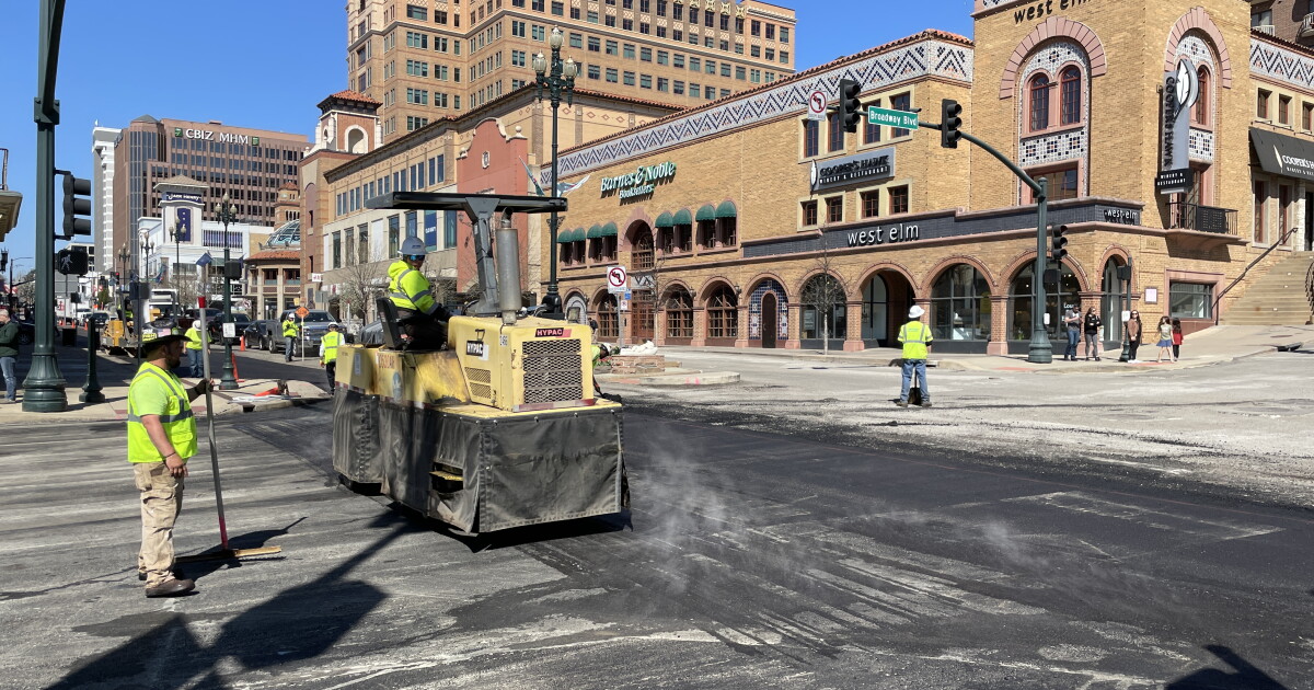Road resurfacing underway in Kansas City on historic level - Kansas City Driveway Resurfacing Cost