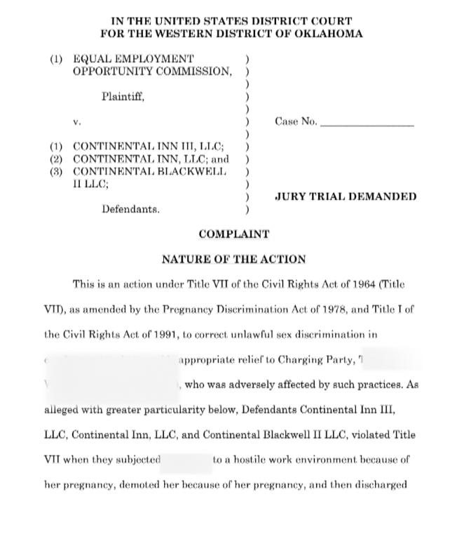 front page lawsuit Blackwell hotel