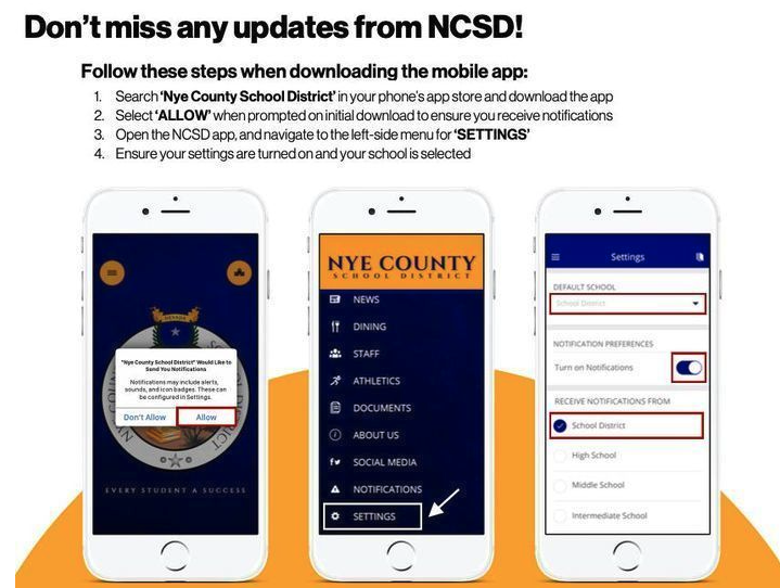 Nye County School District app