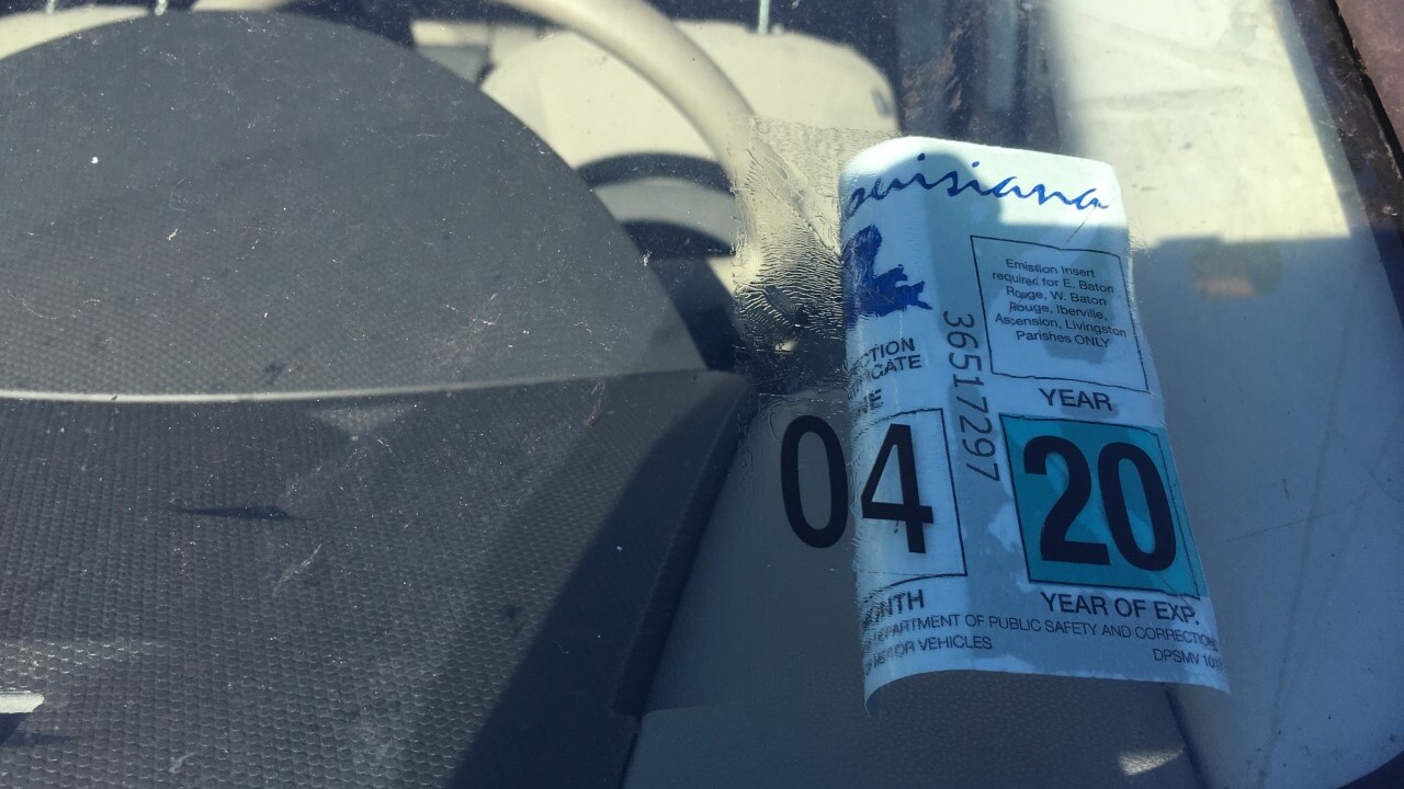 New Louisiana vehicle inspection stickers now available