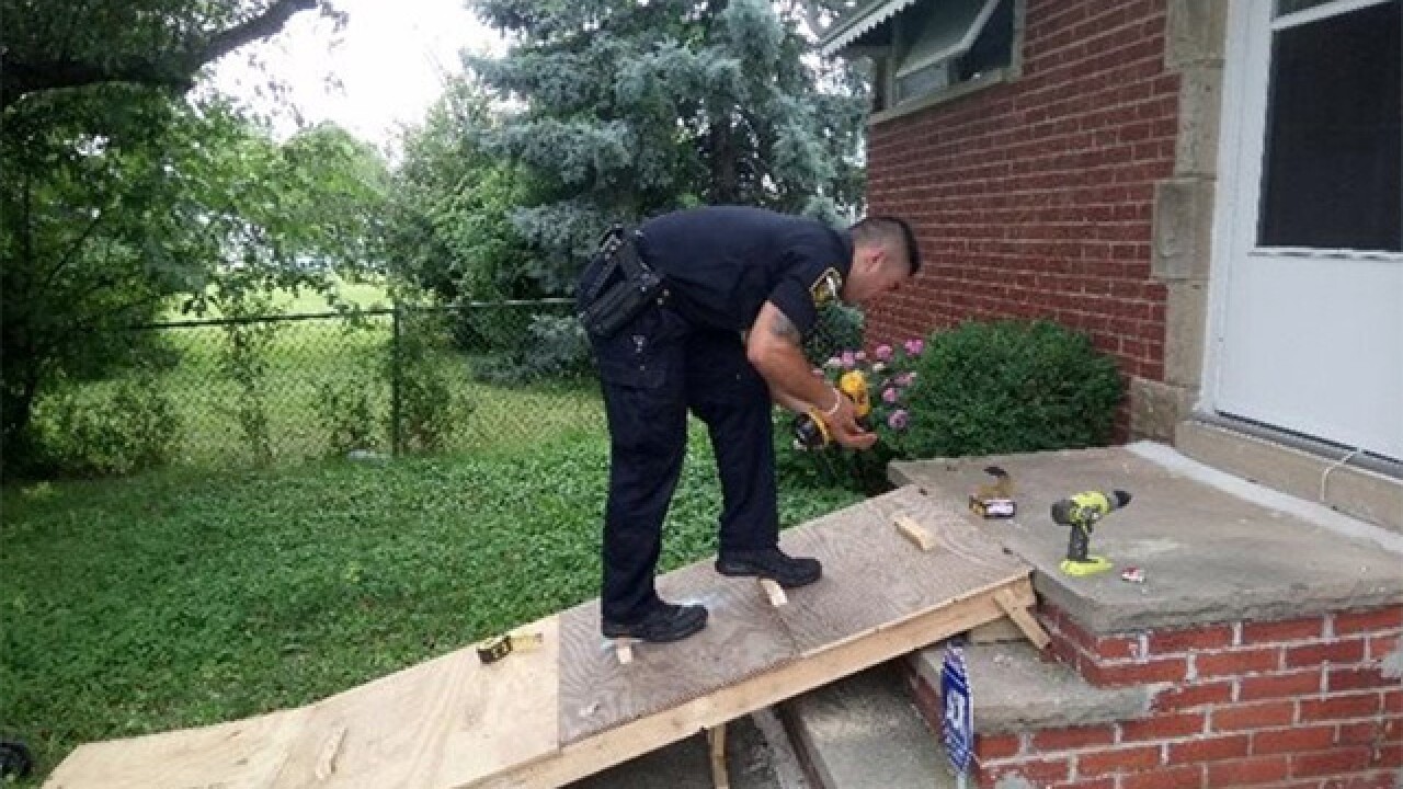 Euclid officer praised for helping wheelchair-bound resident whose ramp was stolen