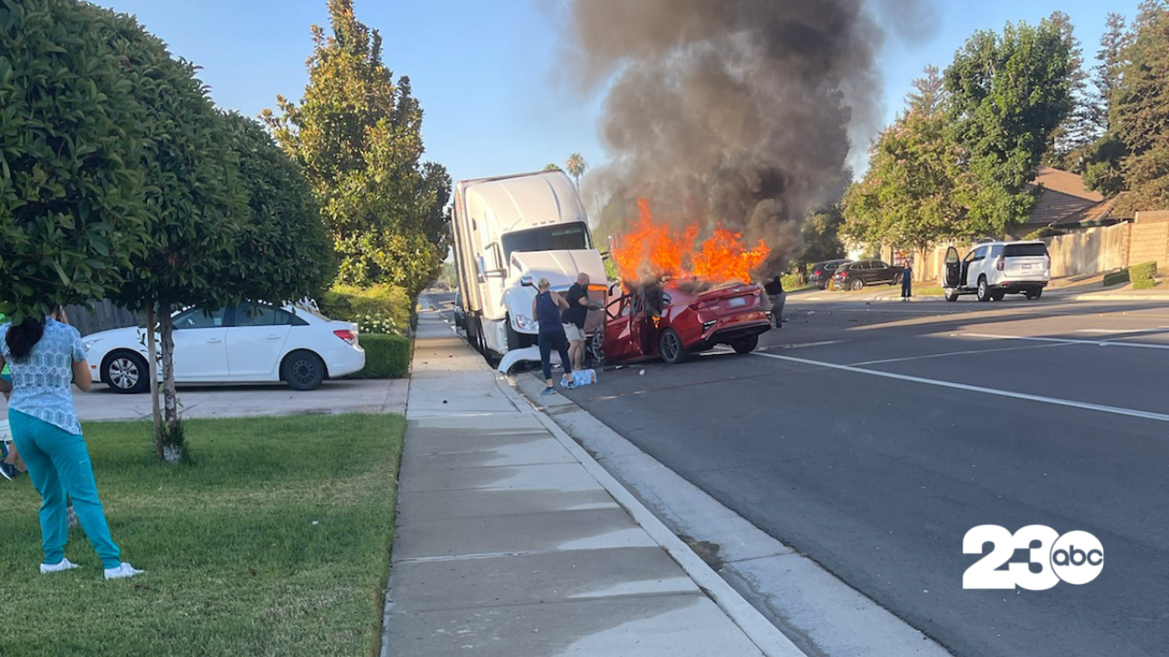 Palm Avenue Accident, Bakersfield, July 5, 2021