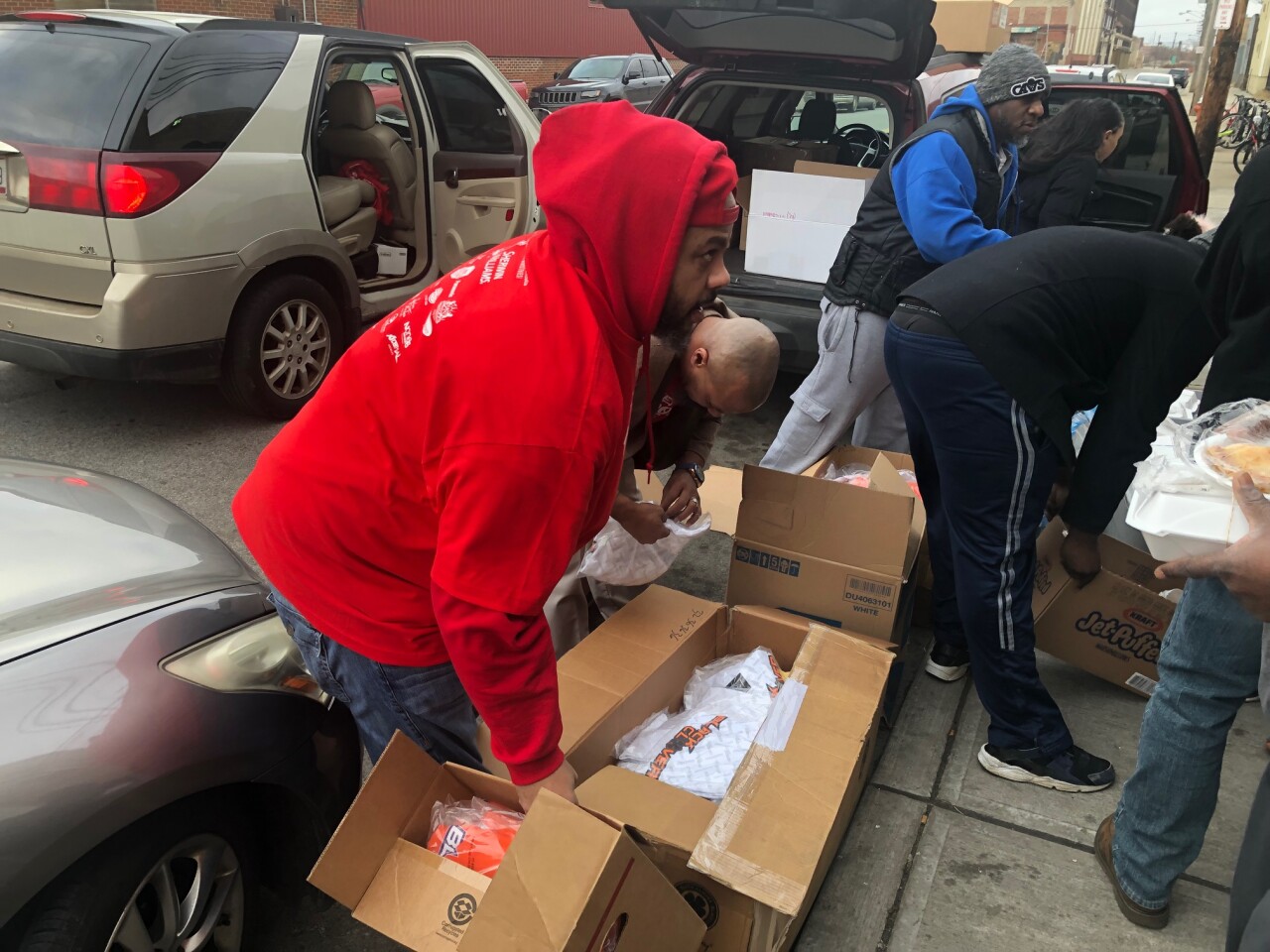 Handing out 2