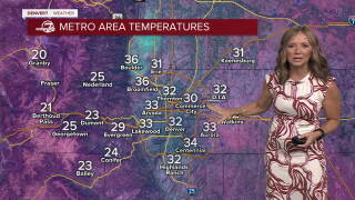 First freeze of the season for Denver!