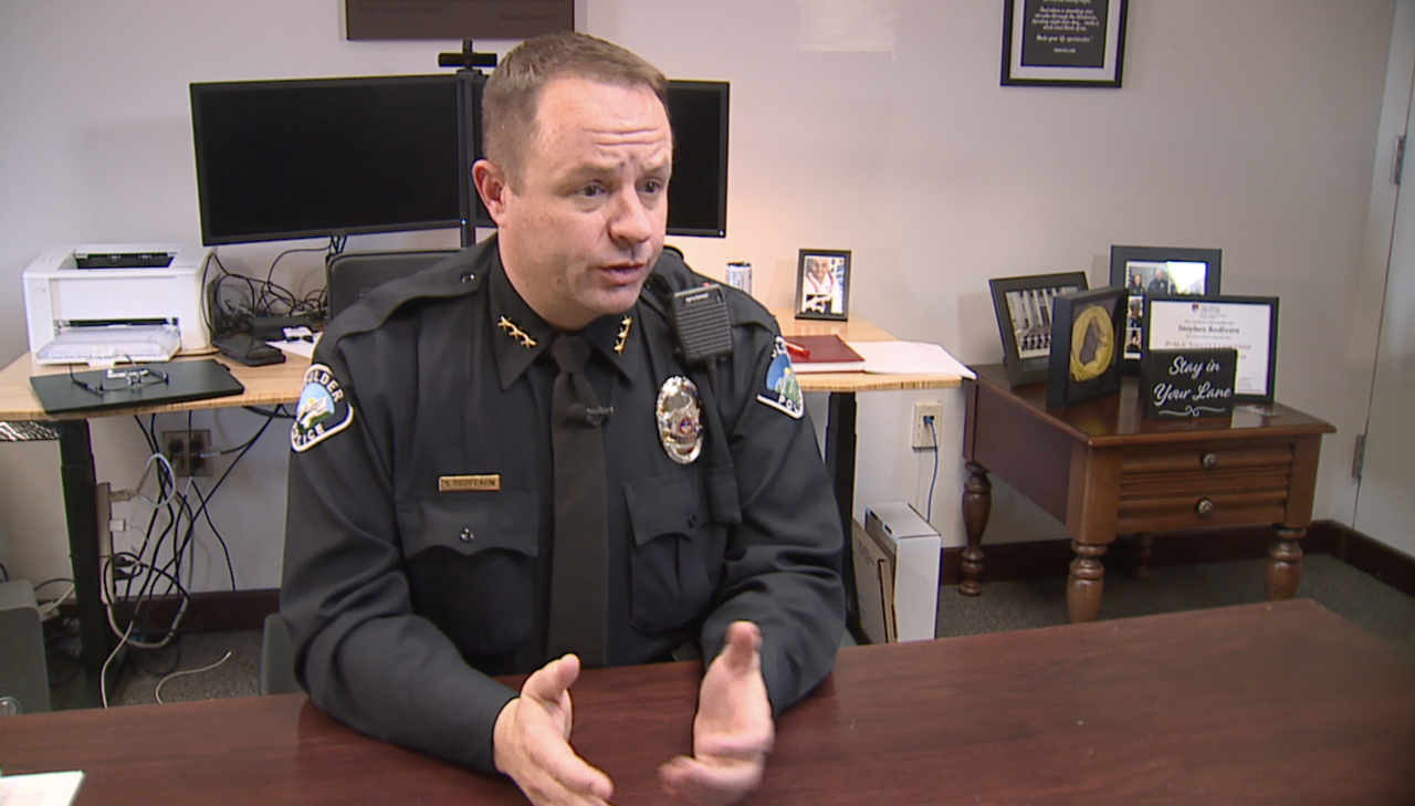 Boulder Police Interim Chief Stephen Redfearn