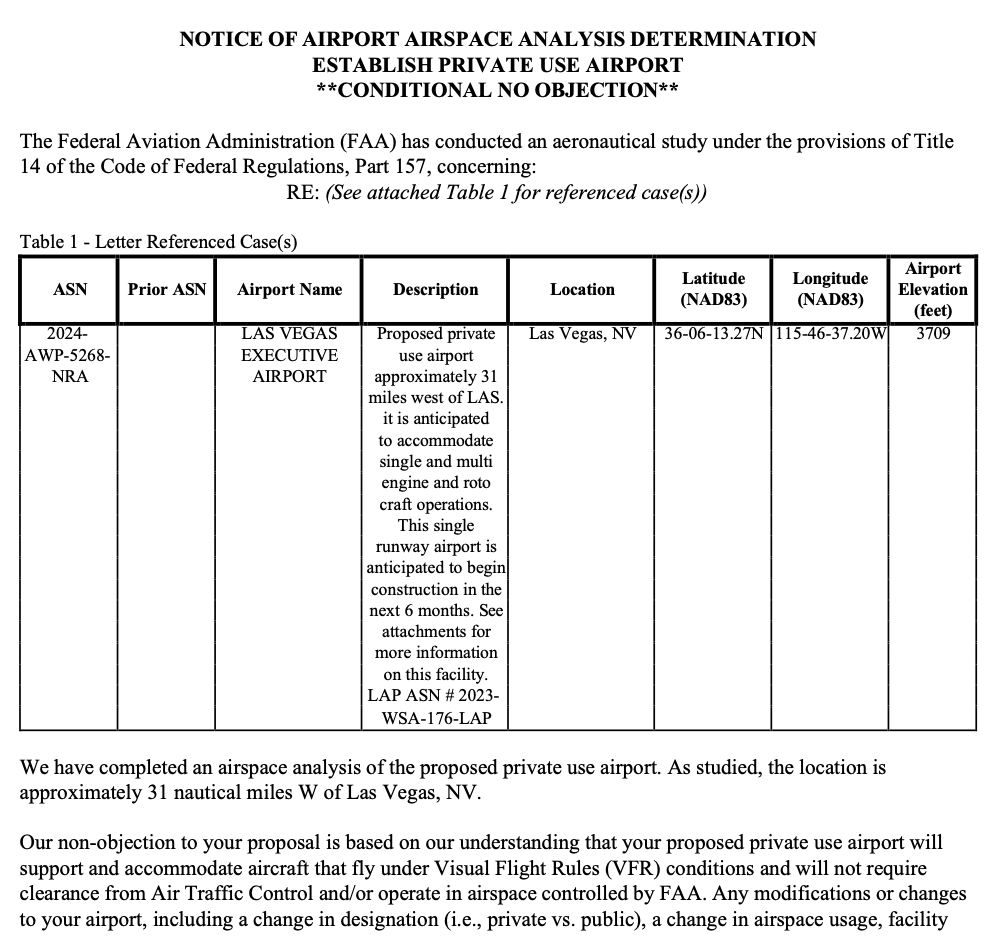 FAA airspace ruling