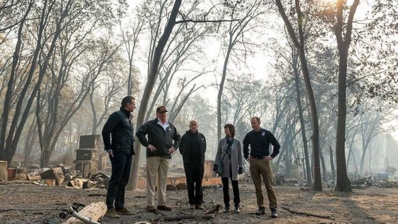 Asked about climate change, Trump says 'lot of factors' to blame for California wildfires