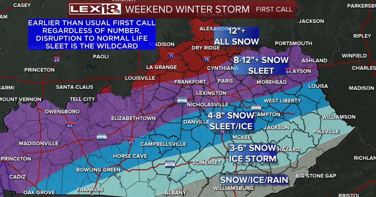 Major winter storm still on pace for the weekend