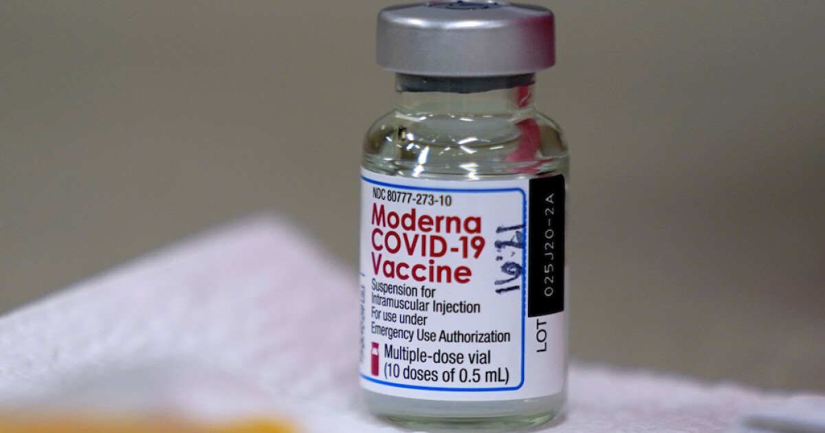 21 shipments of the Moderna vaccine were damaged in transit to Michigan