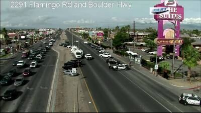 Barricade comes after robbery investigation at vacant building off Boulder Highway, police say