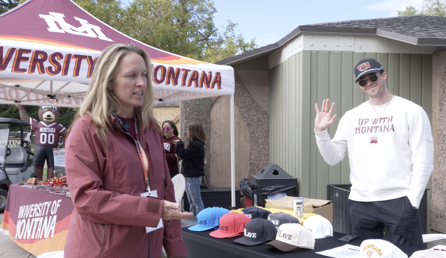 Flave hats on display at Saturday's celebration