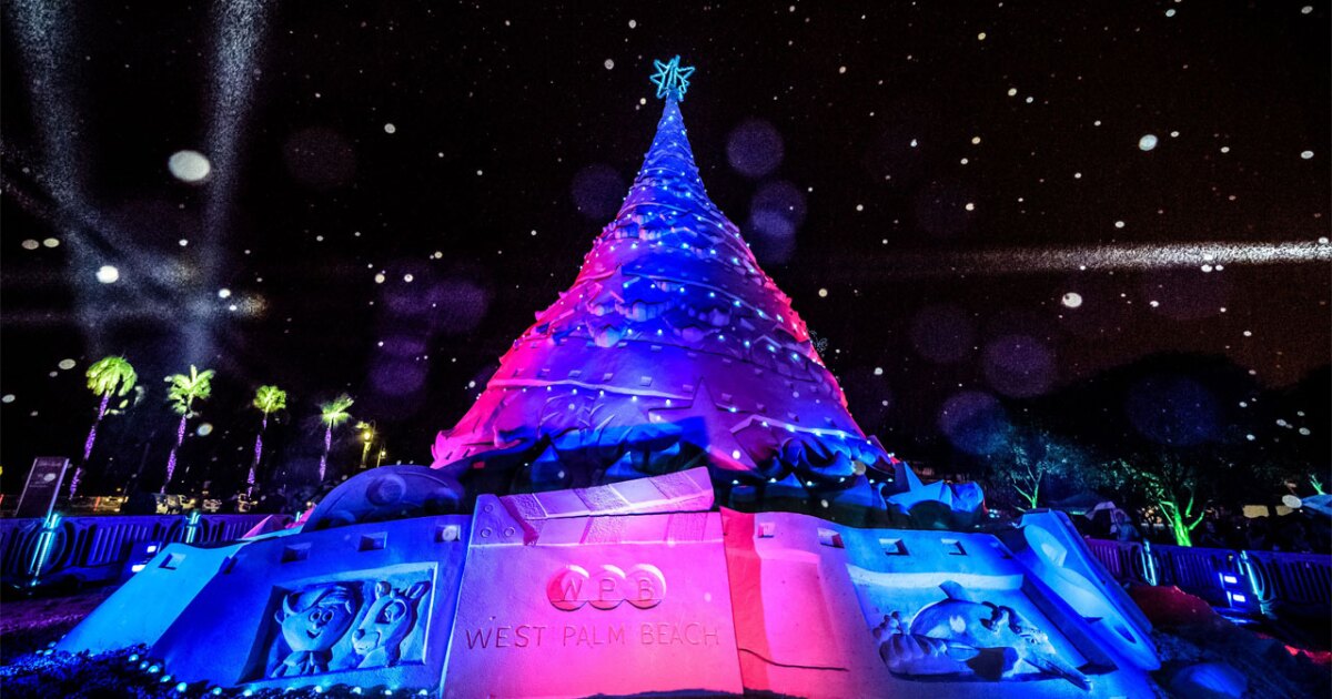 Sandi Christmas Tree 2022 West Palm's Sandi The Holiday Tree Voted 'Best Public Holiday Light Display'