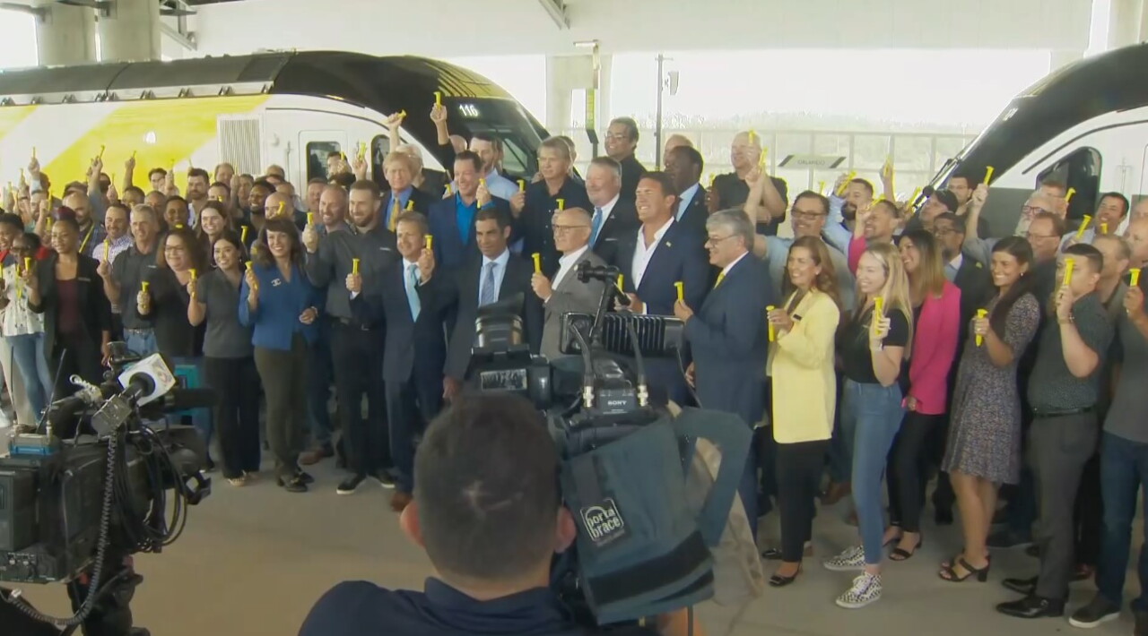 Celebration of Brightline extension completion to Orlando on June 21, 2023.jpg