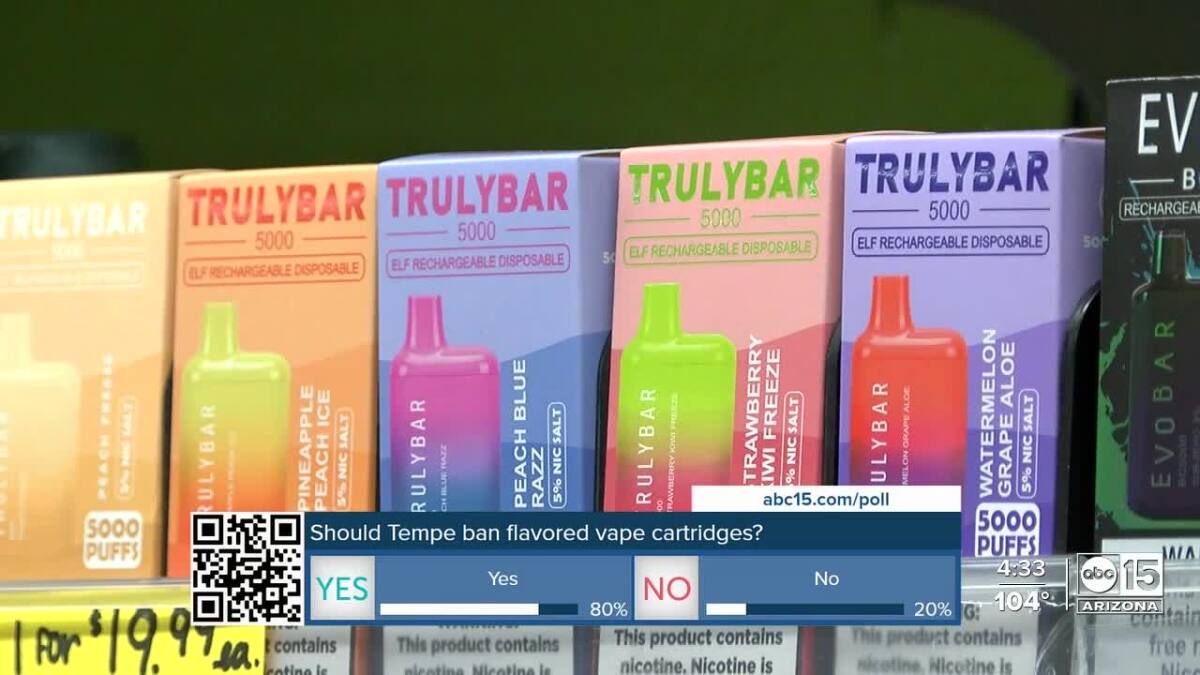 Should Tempe ban flavored vape cartridges? Should Tempe ban flavored vape cartridges?