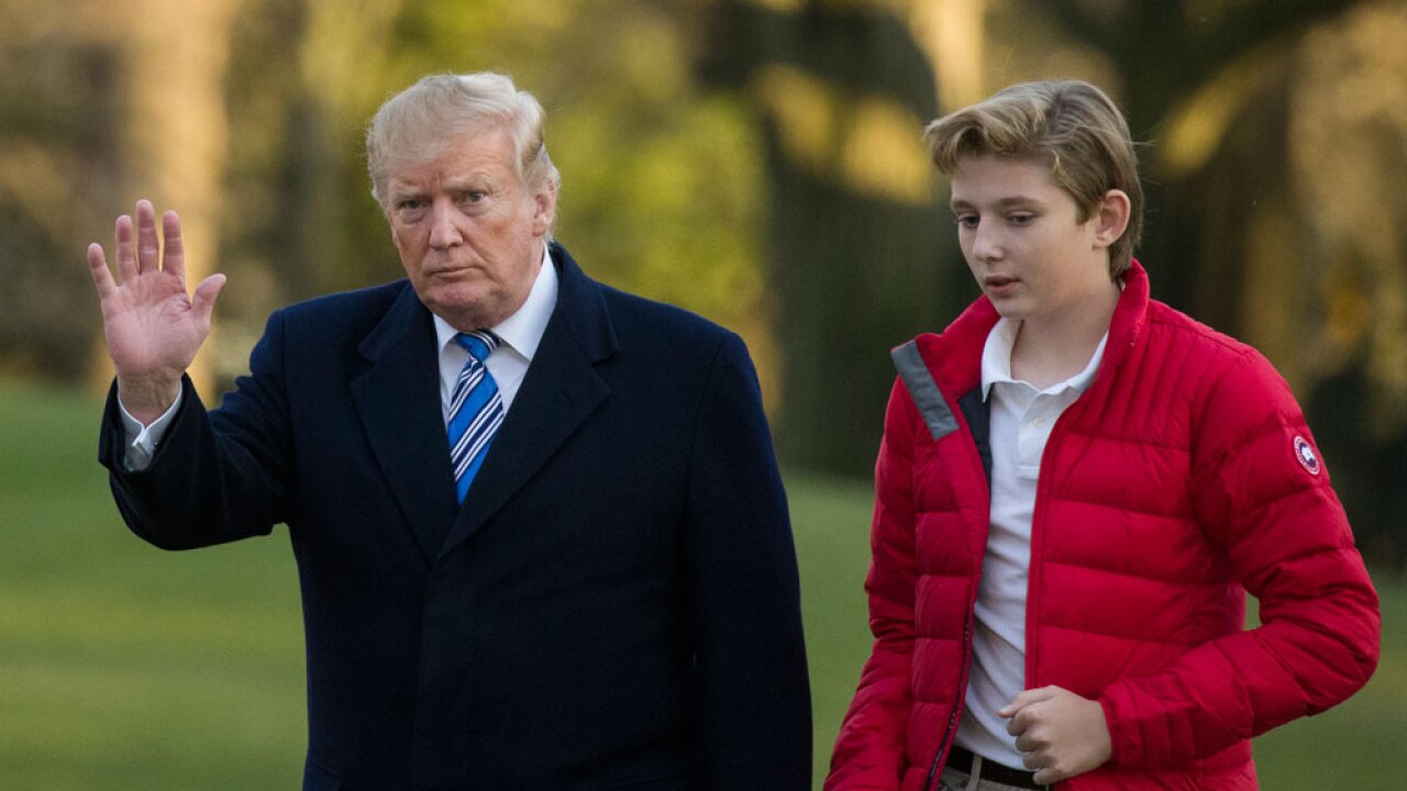 Happy Birthday President Trump S Youngest Son Barron Turns 13