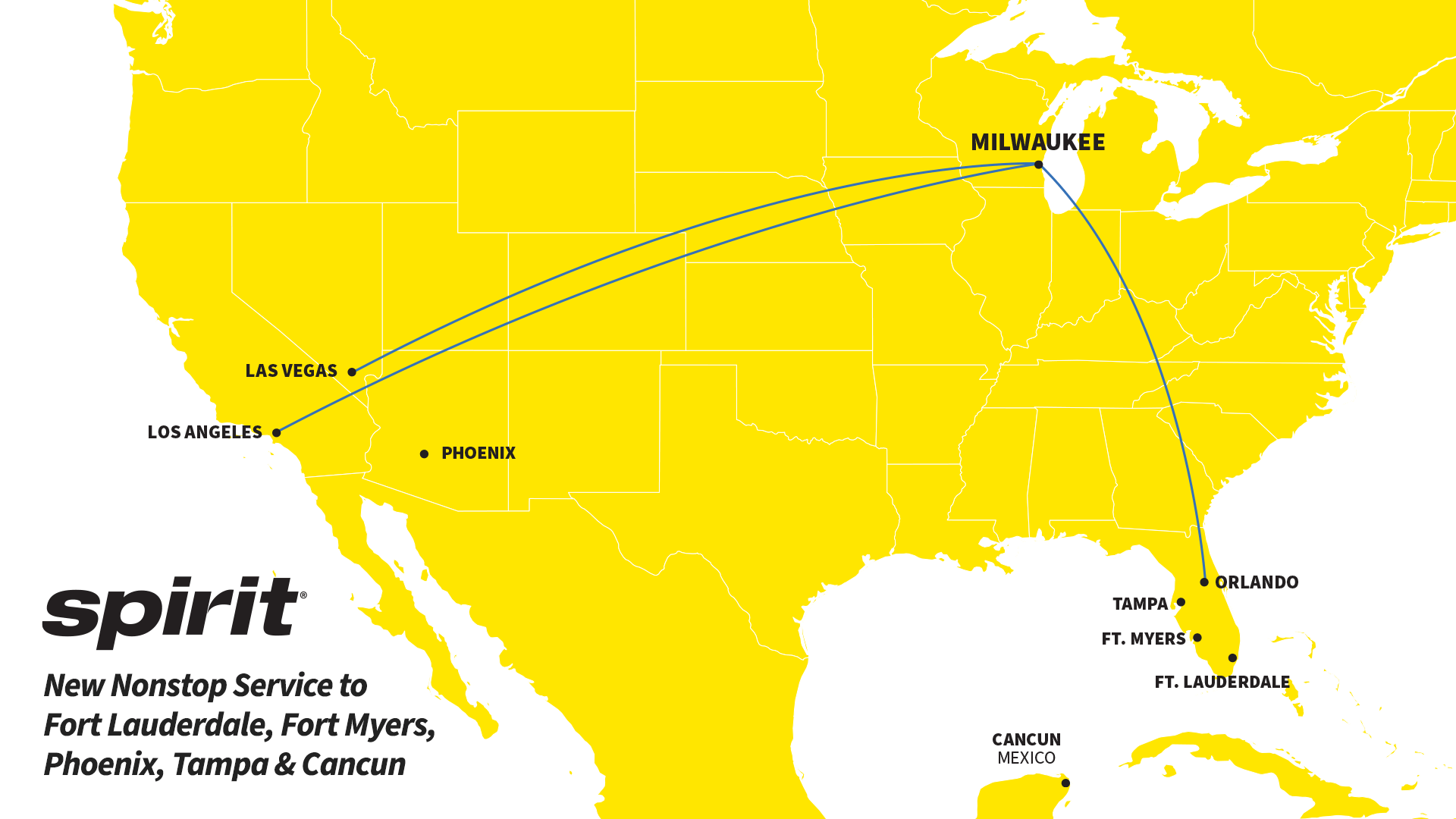 Spirit Airlines Milwaukee Routes (1).gif