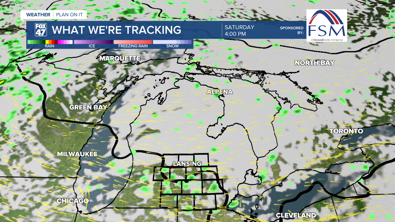 Stray lake enhanced shower possible Saturday