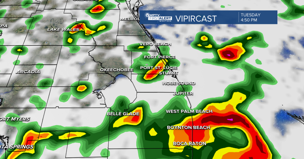 FORECAST: Tropical downpours continue to drench South Florida