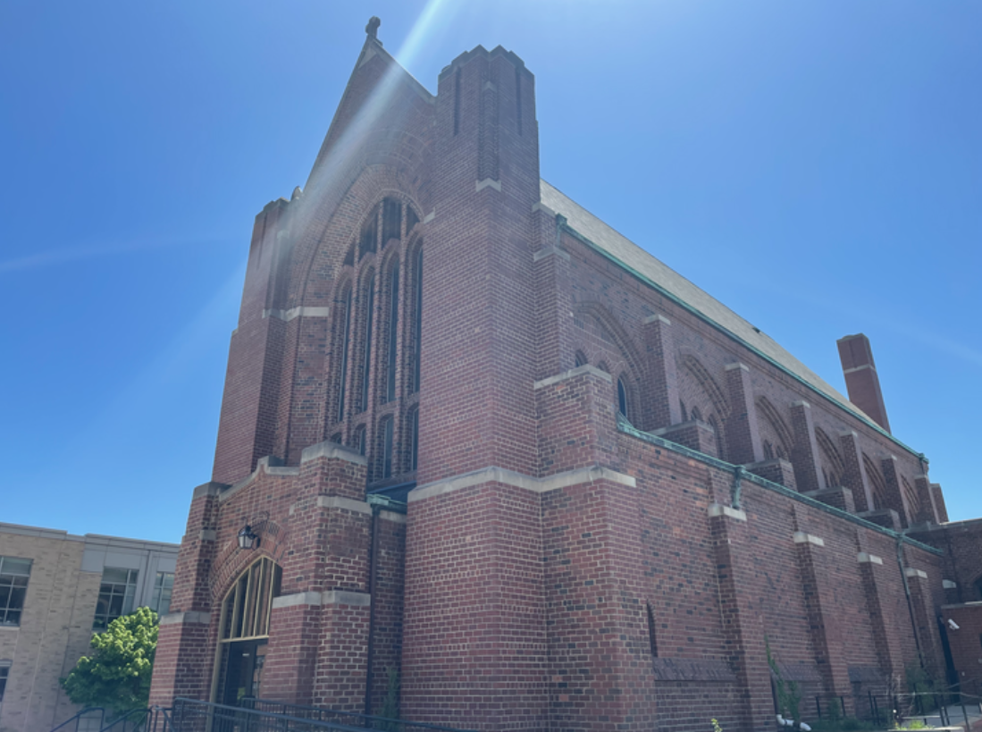 West wing of Redeemer Lutheran Church